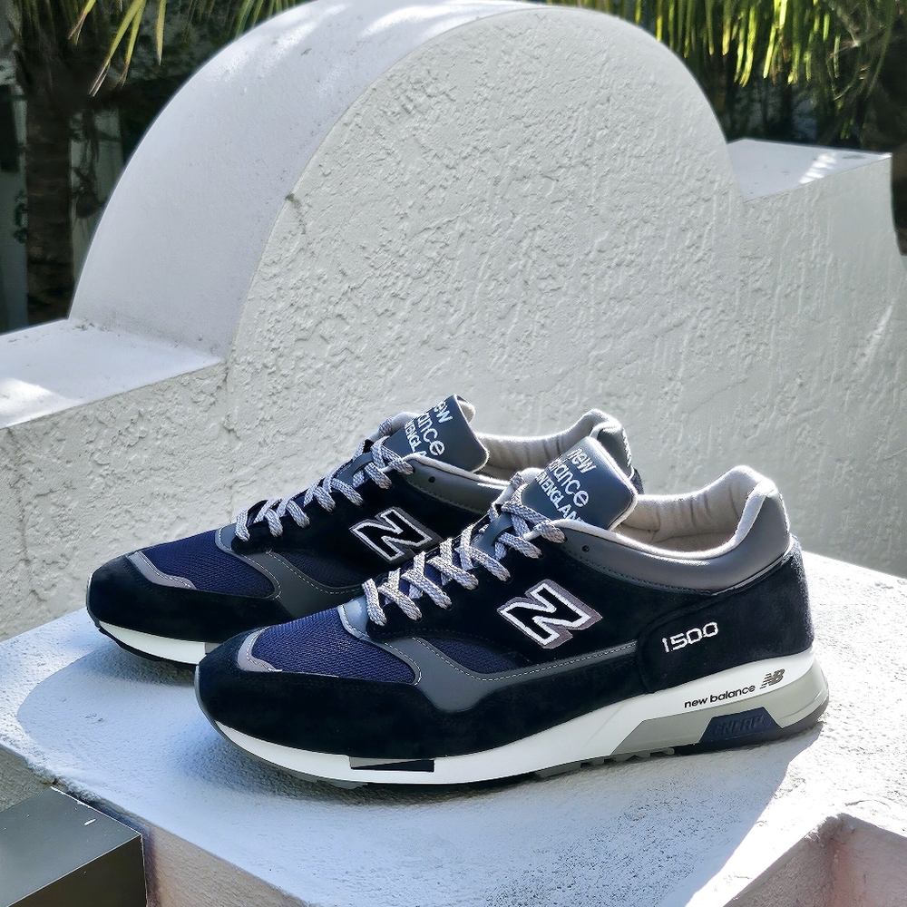 Size 11.5 - New Balance 1500 Made in England 'Navy Blazer/Smoked Pearl'
